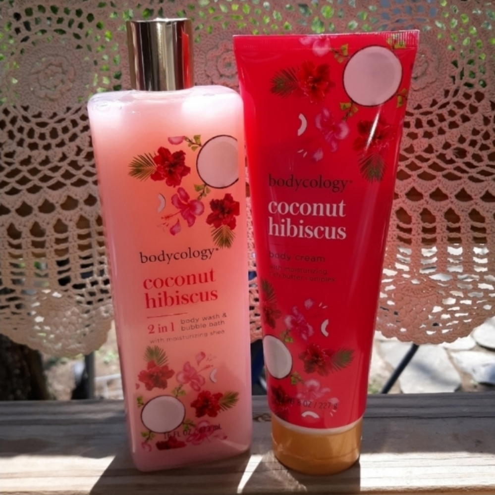 🆕️FINAL PRICE🌺COCONUT HIBISCUS BODY WASH & CREAM - Picture 5 of 13